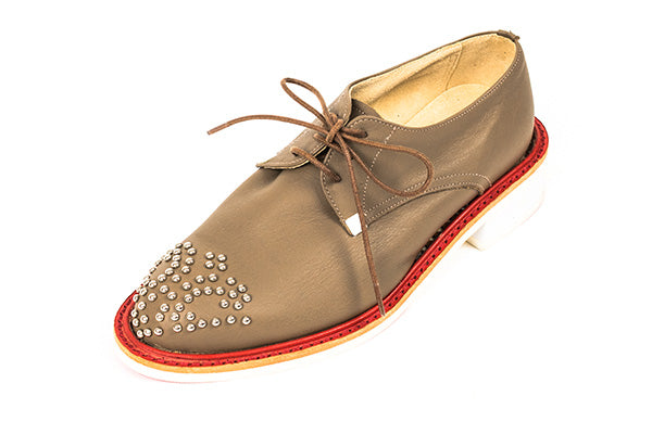 Lace up shoes (3.5cm heel  × studs)
